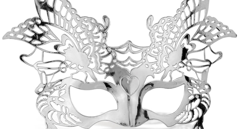 e-carnavalskleding-SYK venetie masker zilver
