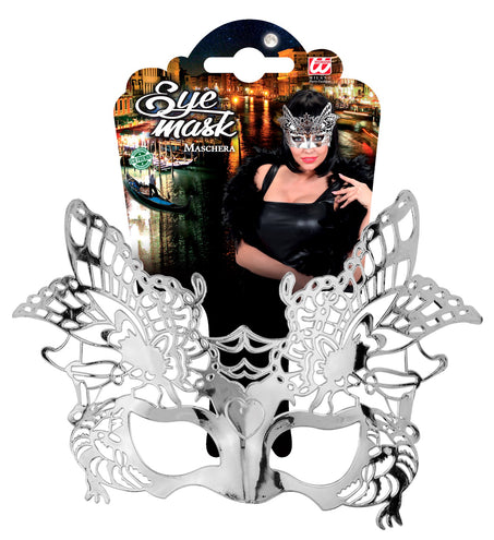 e-carnavalskleding-SYK venetie masker zilver