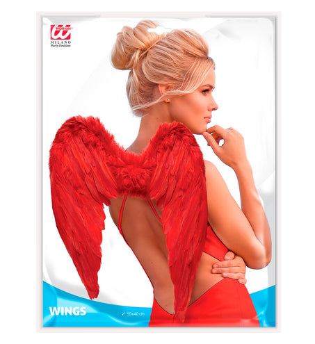 e-carnavalskleding-SYK Veren vleugels rood 37x50cm