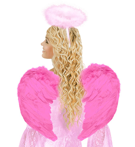 e-carnavalskleding-SYK Veren vleugels roze 37x50cm