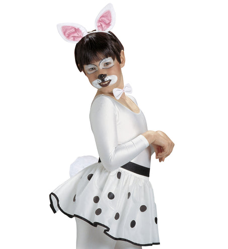 e-carnavalskleding-SYK Verkleedset bunny oren met strik en staart