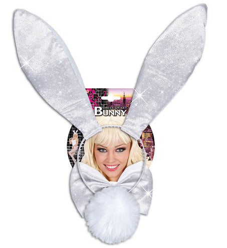 e-carnavalskleding-SYK Verkleedset bunny wit glitters