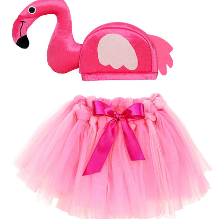 e-carnavalskleding-SYK Verkleedset Flamingo voor kinderen