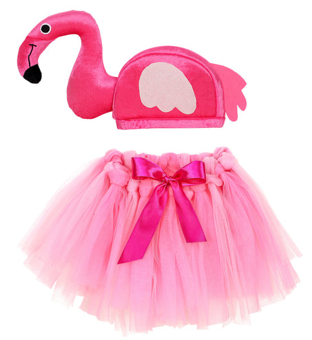 e-carnavalskleding-SYK Verkleedset Flamingo voor kinderen
