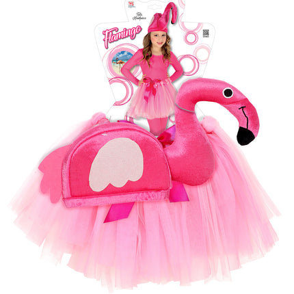 e-carnavalskleding-SYK Verkleedset Flamingo voor kinderen