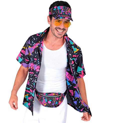 e-carnavalskleding-SYK Verkleedset funky fashion jaren 80 zwart