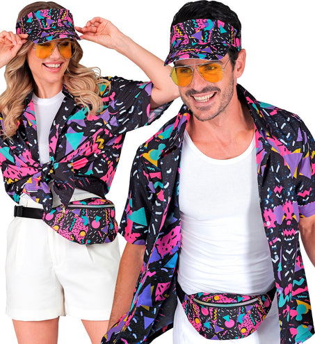e-carnavalskleding-SYK Verkleedset funky fashion jaren 80 zwart