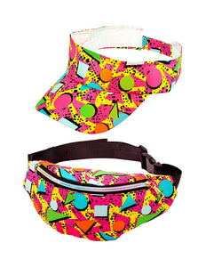 e-carnavalskleding-SYK Verkleedset Jaren 80 funky fashion roze