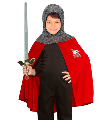 e-carnavalskleding-SYK Verkleedset kind ridder poncho