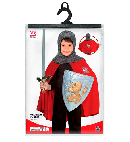 e-carnavalskleding-SYK Verkleedset kind ridder poncho