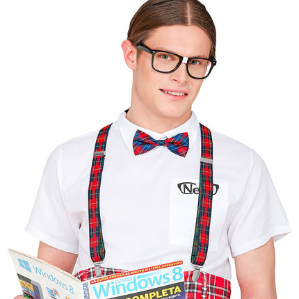 e-carnavalskleding-SYK Verkleedset nerd / schooljongen