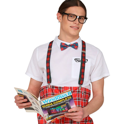 e-carnavalskleding-SYK Verkleedset nerd / schooljongen
