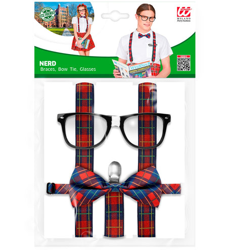 e-carnavalskleding-SYK Verkleedset nerd / schooljongen