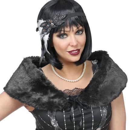 e-carnavalskleding-SYK Verkleedset Roaring  20's zwart