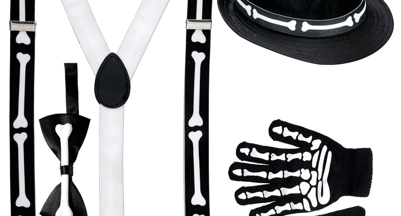 e-carnavalskleding-SYK Verkleedset skelet voor halloween