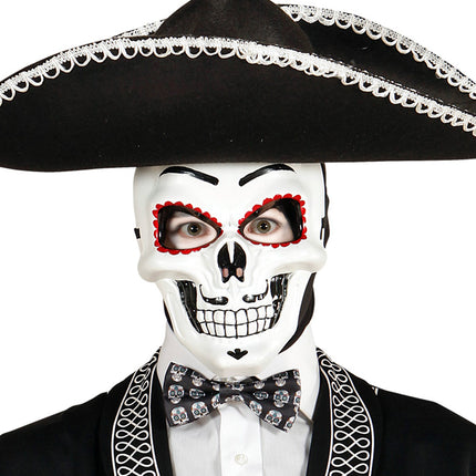 e-carnavalskleding-SYK Verstelbare De los Muertos strikje
