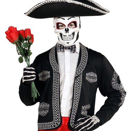 e-carnavalskleding-SYK Verstelbare De los Muertos strikje