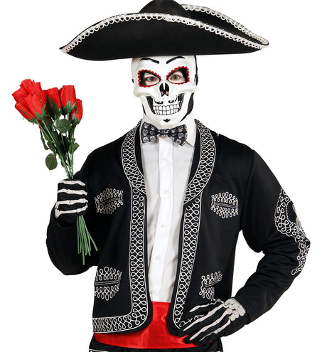 e-carnavalskleding-SYK Verstelbare De los Muertos strikje