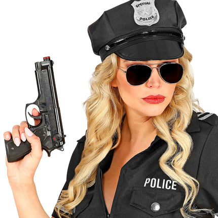 e-carnavalskleding-SYK Verstelbare politiepet voor heren