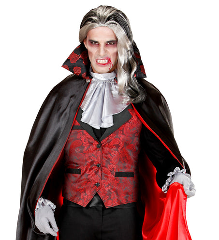 e-carnavalskleding-SYK Vest rood vintage steampunk
