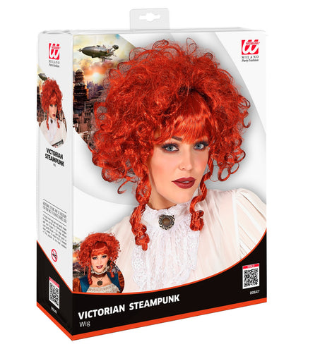 e-carnavalskleding-SYK Victoriaanse steampunk pruik