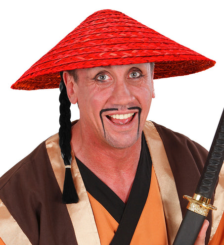 e-carnavalskleding-SYK Vietkong strohoed rood