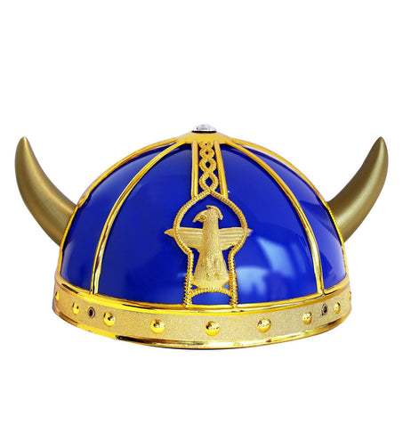 e-carnavalskleding-SYK Viking helm blauw