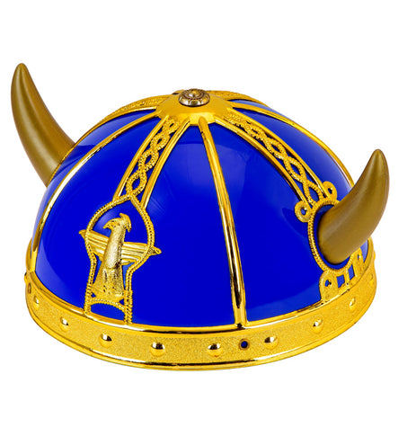 e-carnavalskleding-SYK Viking helm blauw