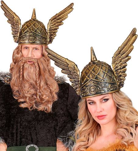 e-carnavalskleding-SYK Viking helm met vleugels