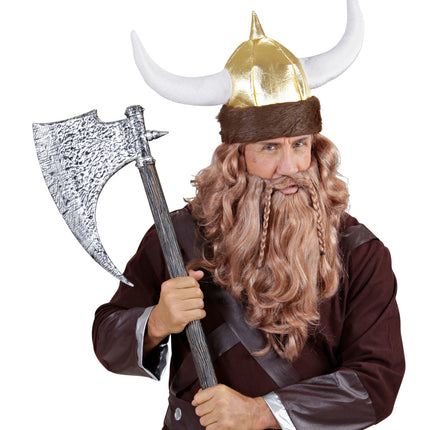 e-carnavalskleding-SYK Viking helm Sird stof