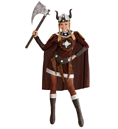 e-carnavalskleding-SYK Viking jurk Viktoria