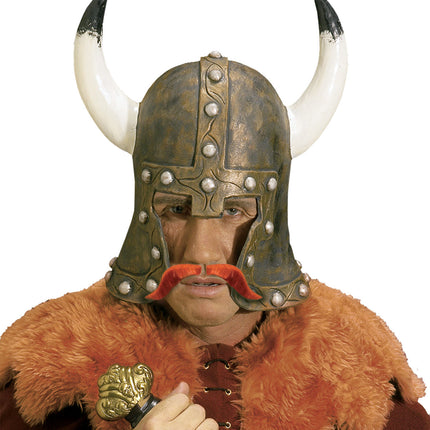 e-carnavalskleding-SYK Viking snor rood