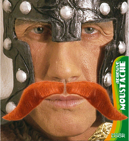 e-carnavalskleding-SYK Viking snor rood
