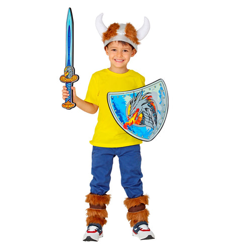 e-carnavalskleding-SYK Viking zwaard met schild kinderen