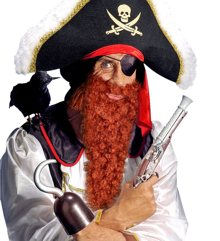 e-carnavalskleding-SYK vikingbaard met snor bruin
