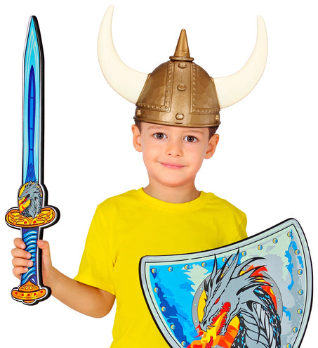 e-carnavalskleding-SYK Vikinghelm kind
