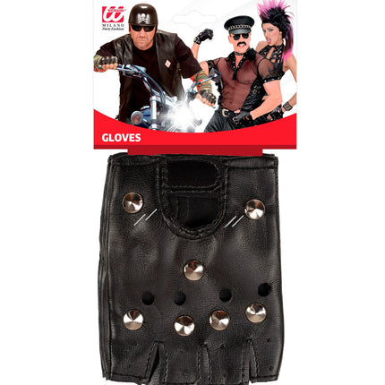 e-carnavalskleding-SYK Vingerloze handschoenen met studs
