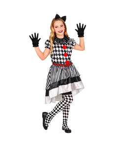 e-carnavalskleding-SYK Vintage clowns jurkje kinderen