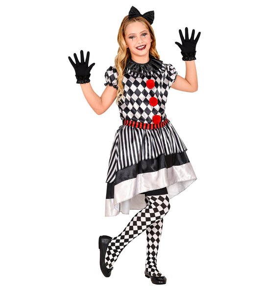 e-carnavalskleding-SYK Vintage clowns jurkje kinderen