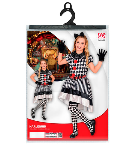 e-carnavalskleding-SYK Vintage clowns jurkje kinderen