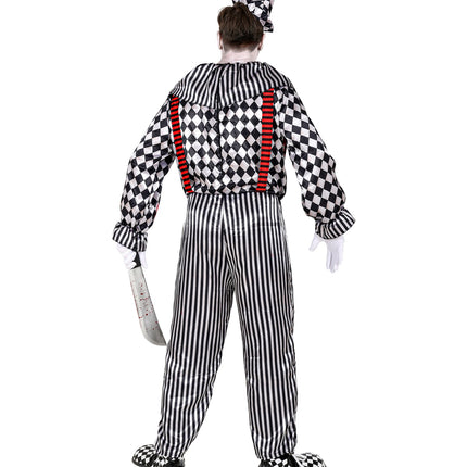 e-carnavalskleding-SYK Vintage clownspak volwassenen