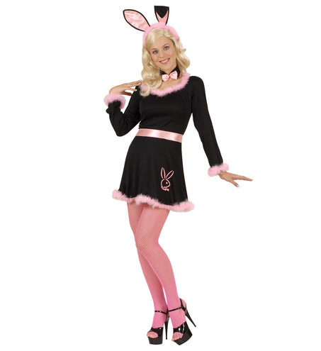 e-carnavalskleding-SYK Visnet panty neon roze
