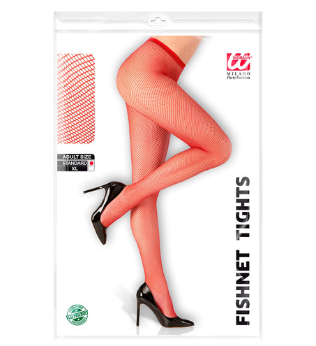 e-carnavalskleding-SYK Visnet panty rood
