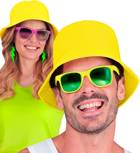 e-carnavalskleding-SYK Vissershoedje neon geel