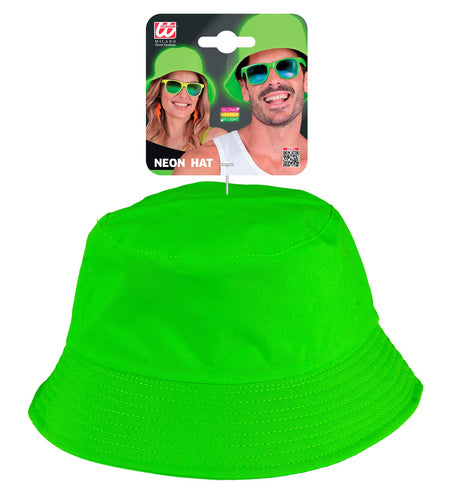 e-carnavalskleding-SYK Vissershoedje neon groen