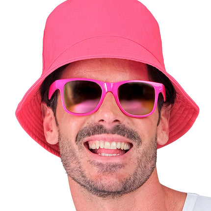 e-carnavalskleding-SYK Vissershoedje neon roze