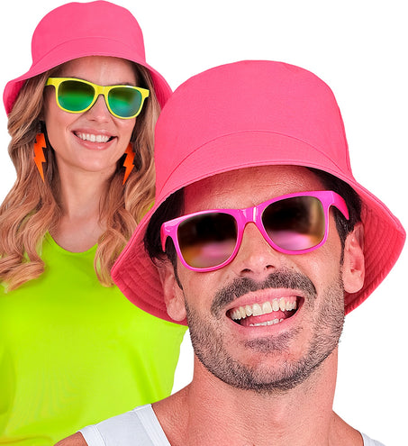 e-carnavalskleding-SYK Vissershoedje neon roze