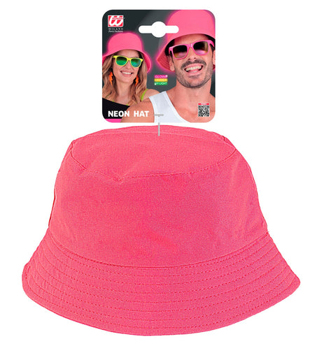 e-carnavalskleding-SYK Vissershoedje neon roze