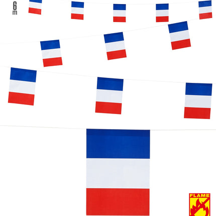 e-carnavalskleding-SYK Vlaggenlijn 6Mtr Frankrijk