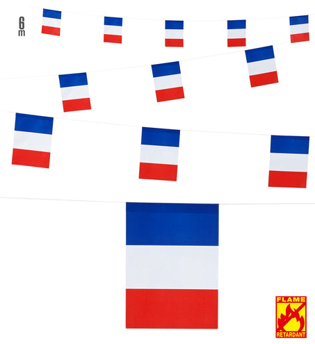 e-carnavalskleding-SYK Vlaggenlijn 6Mtr Frankrijk